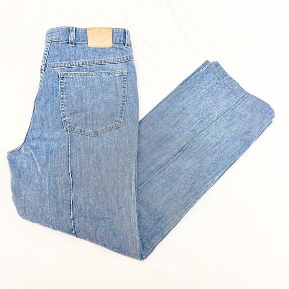 Escada Medium Wash Wide Leg Denim Jeans Vintage Wash Size 40 - Picture 9 of 9